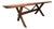 Early 20th Century American Pine Sawbuck Trestle Dining Table, C. 1920–1940 For Sale