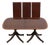 Baker Mahogany Inlaid Banded Dining Room Table For Sale
