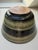 1940s Striped Glazed Ceramic Bowl by H.A. Kähler, 1930 For Sale - Image 5 of 6