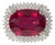 12Ct Madagascar Ruby Ring With Earth-Mined Diamond Accents: Solid 14k Gold, Size 6.75 For Sale