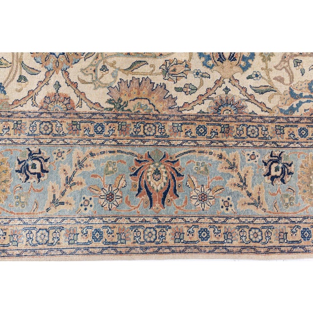 Persian Tabriz Rug For Sale - Image 10 of 10