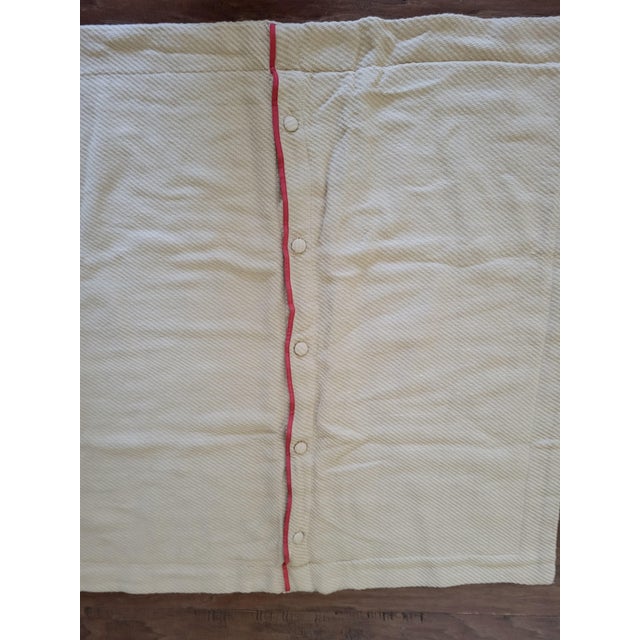 Textile Ralph Lauren French Knot Border Euro Shams- Set of 3 For Sale - Image 7 of 7