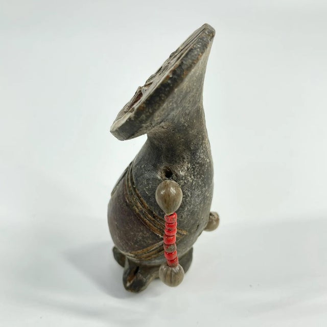 African Early 20th Century Tikar Clay House God 4.5inch Cameroon For Sale - Image 3 of 8