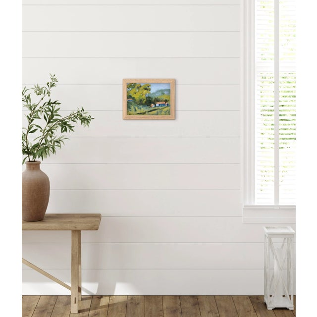 Modern Impressionist Style Oil Painting Landscape For Sale - Image 4 of 9