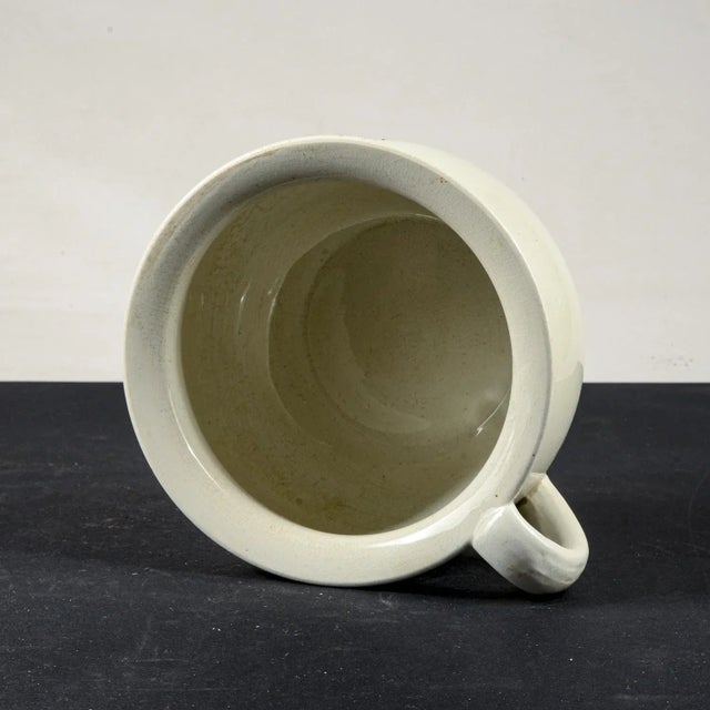 Ceramic White Ceramic Vase by S. C. Richard, 1920s For Sale - Image 7 of 9