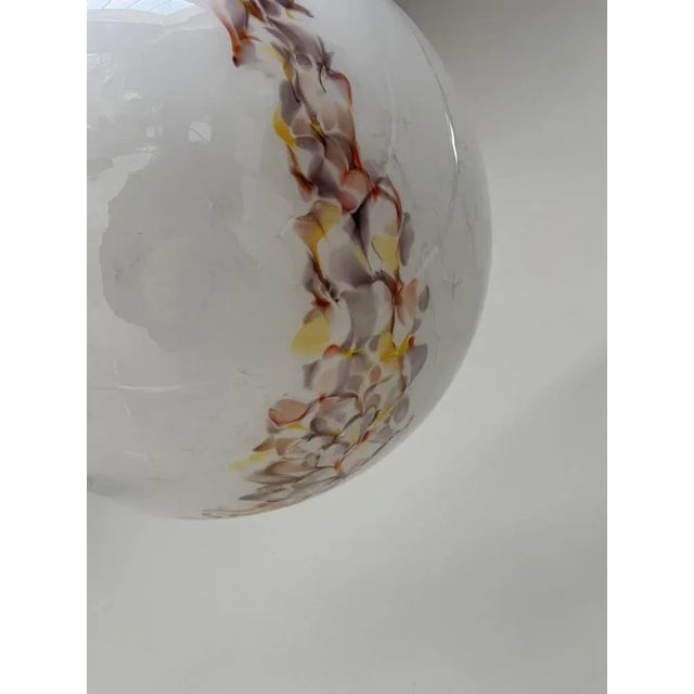 Marbled Glass Pendant Lamp, 1970s For Sale - Image 4 of 10
