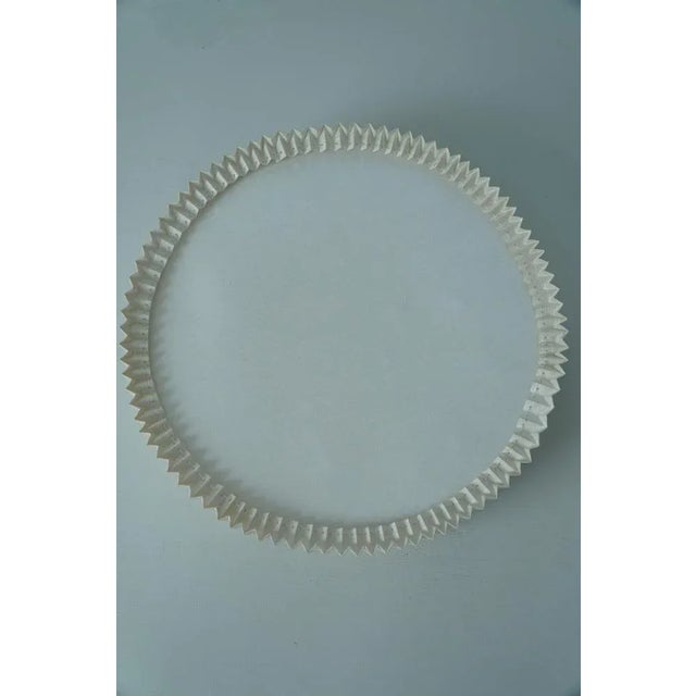 Mid-Century Modern Wall Sconce in Linen, 1950s For Sale - Image 3 of 13