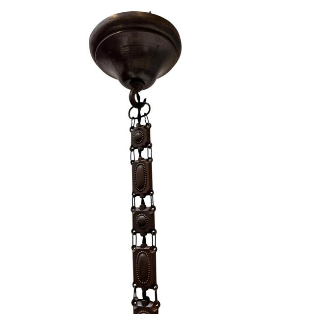 Arts & Crafts Pendant Lamp in the style of Peter Behrens, 1900s For Sale - Image 6 of 9