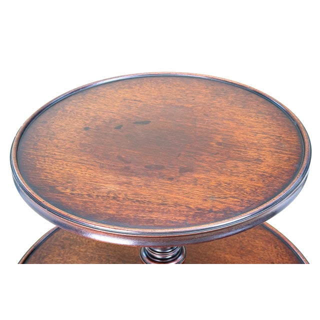 Antique Georgian Three-Tier Dumbwaiter in Mahogany, 1760 For Sale - Image 10 of 13