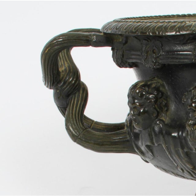 19th Century French Grand Tour Bronze & Ormolu Urn For Sale - Image 9 of 14