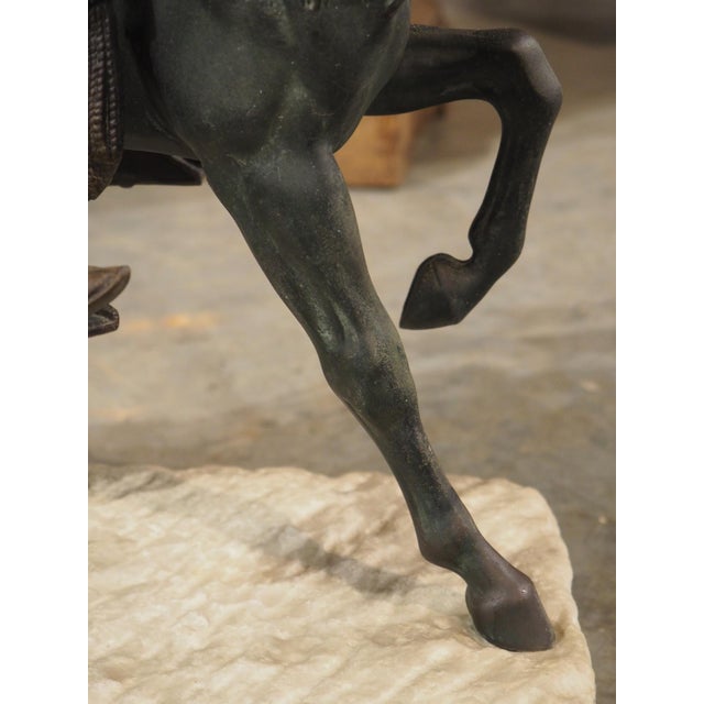 Black The Horseman Returning From the Hunt, Alfred Barye, Émile Guillemin, Circa 1870 For Sale - Image 8 of 18