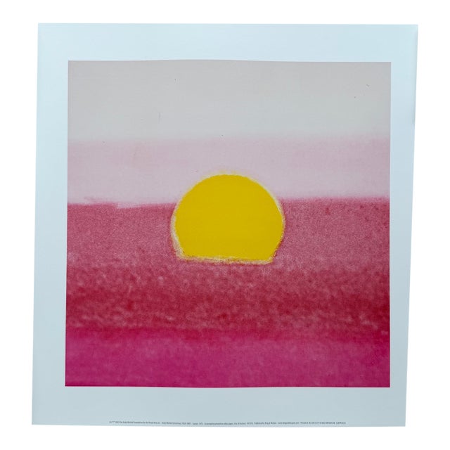 Andy Warhol (1928-1987), Sunset, 1972, Copyright 2025 the Andy Warhol Foundation for the Visual Arts, Printed in Uk For Sale