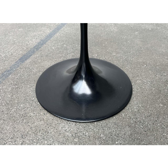 Mid-Century Modern Mid-Century Modern Space Age Black Tulip Side Table Base by Eero Saarinen for Knoll International, 1960s For Sale - Image 3 of 18
