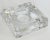 Vintage Modern Square Glass Ashtray or Catchall Dish For Sale - Image 4 of 7