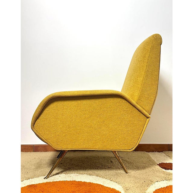 Wood Vintage Armchair by Marco Zanuso, Italy, 1960s For Sale - Image 7 of 13