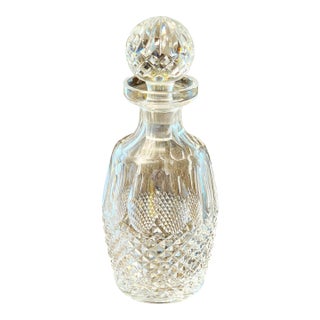 Mid 20th Century Discontinued Colleen Spirits Decanter & Faceted Ball Stopper by Waterford Cut Crystal For Sale