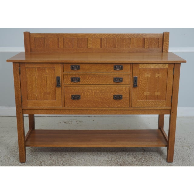 Age: C.2004 Details: Finish Number 35 Dovetail Drawer Construction High Quality Construction Arts And Crafts Style Felt...