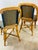 Vintage Rattan Bistro Style Chairs, a Pair For Sale - Image 9 of 10