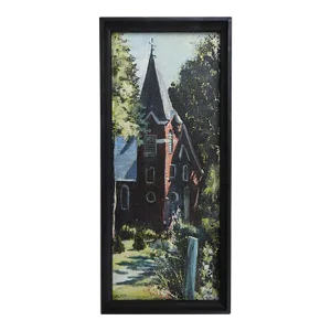 Contemporary Village Church and Deep Shadow Painting