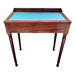 Antique American Sheraton School Master or Clerks Desk or Writing Table For Sale
