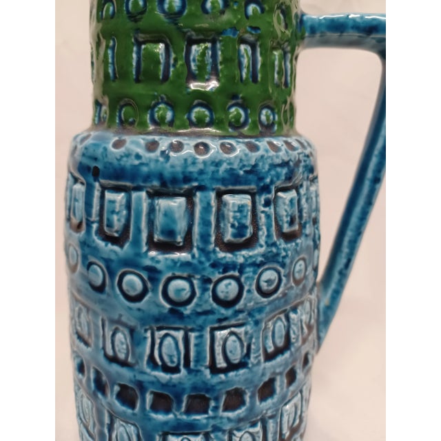 Vintage West Germany Scheurich 416-26 / Bitossi Style Vase For Sale In Detroit - Image 6 of 12