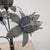 Hollywood Regency Five-Light Lotus Flower Table Lamp in Smoked Glass, 1980s For Sale - Image 11 of 18
