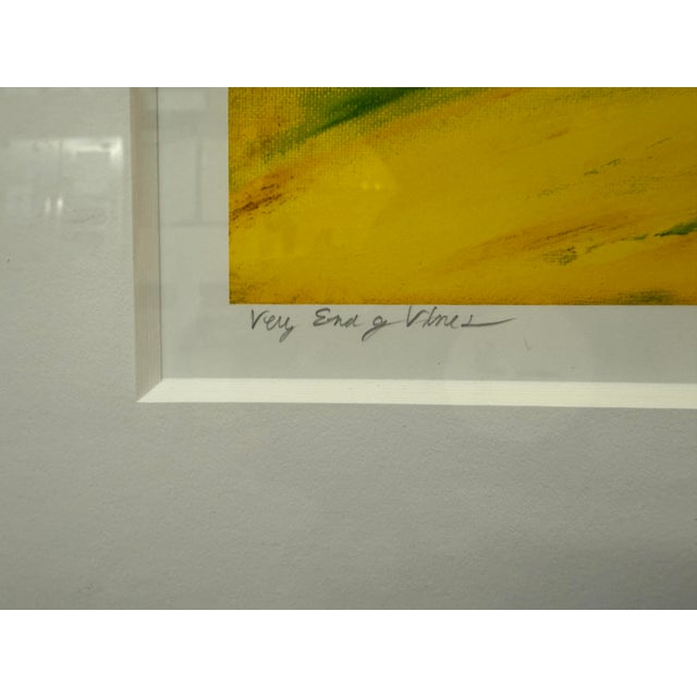 Ann Rea Very End of Vines Artwork, Signed For Sale - Image 4 of 12