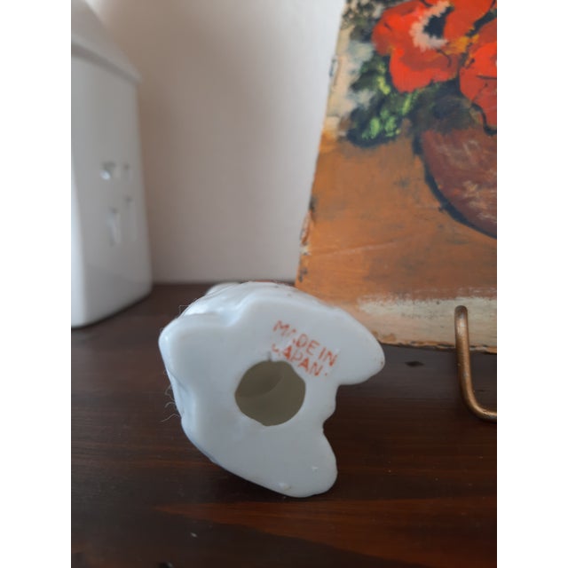 Add to your Springtime Easter decor with a delightful vintage touch by adding this charming porcelain bunny rabbit...