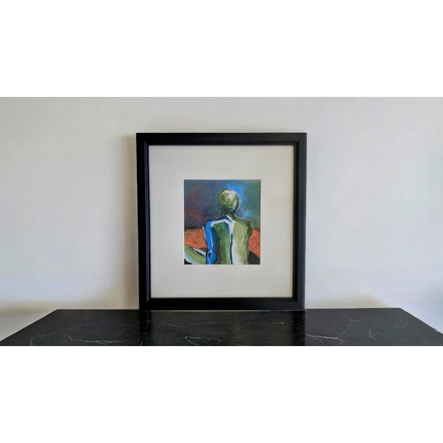 Original Nude Figural Painting "From the Back" Signed by the Artist For Sale - Image 4 of 12