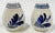 Ivory Vintage Traditional Hand-Painted Delft Ceramic Salt and Pepper Shakers in Tray - 3pcs For Sale - Image 8 of 10