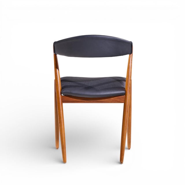 Kai Kristiansen Model 31 Mid Century Danish Teak Dining Chairs - Set of 6 For Sale - Image 9 of 12