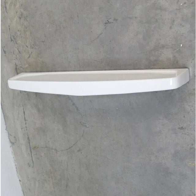 White Vintage Porcelain Shell, 1950s For Sale - Image 8 of 8