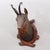 Large Naturalistic Black Forest Carved Chamois Head, Ca. 1920s For Sale - Image 4 of 8