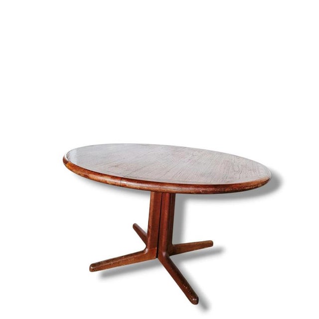 Mid-Century Danish Round Dining Table from Laurits M Larsen, 1960s For Sale - Image 6 of 11