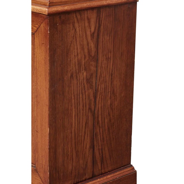 1900 - 1909 Edwardian 8 Bell 5 Gong Quarter Strike Musical Grandfather Hall Clock For Sale - Image 5 of 9