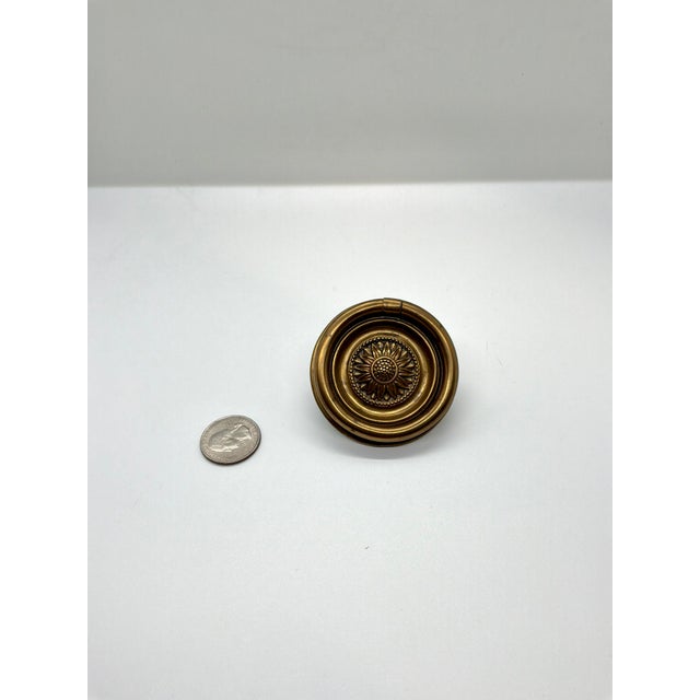 Traditional Hickory Chair Decorative Pull Antique Brass. For Sale - Image 3 of 5