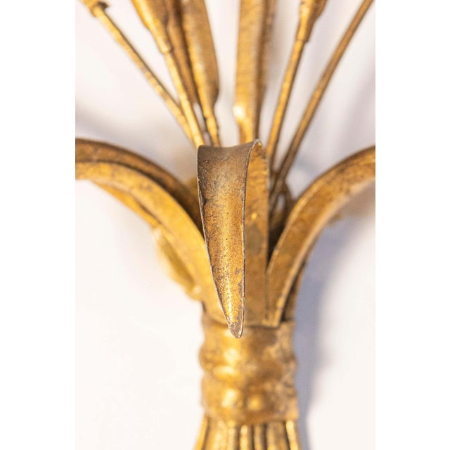 Gold Pair of 20th Century French Sconces - Inspired By Coco Chanel For Sale - Image 8 of 9