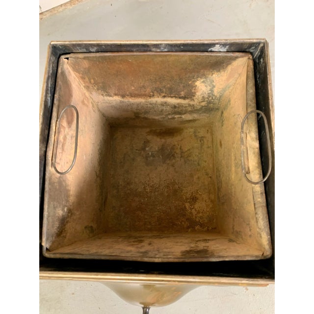 Antique Brass Coal Bucket For Sale - Image 11 of 13