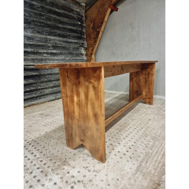 Wooden Side Table or Bench, 1950s For Sale - Image 8 of 18