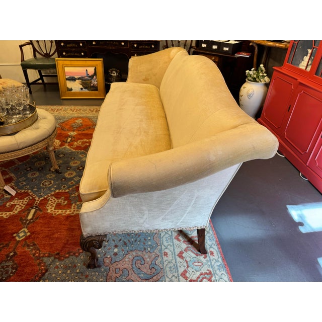 19th Century White Camelback Settee For Sale - Image 11 of 12