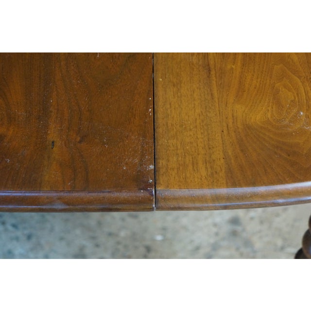 Antique American Victorian Mahogany Drop Leaf Dining Table Expandable Console For Sale - Image 16 of 18