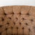 Pair of Chesterfield Tufted Deep Club Chairs With Turned Wooden Legs and Brass Casters For Sale - Image 9 of 16