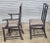 Set of 6 Late 20th Century Eldred Wheeler Dining Room Chairs Black Finish Black Check Seats For Sale - Image 9 of 10