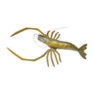 Vintage Brass Lobster Figure For Sale