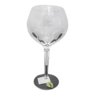 Waterford Crystal Neve Wine Goblet 8" Stemware Glass New With Tags For Sale