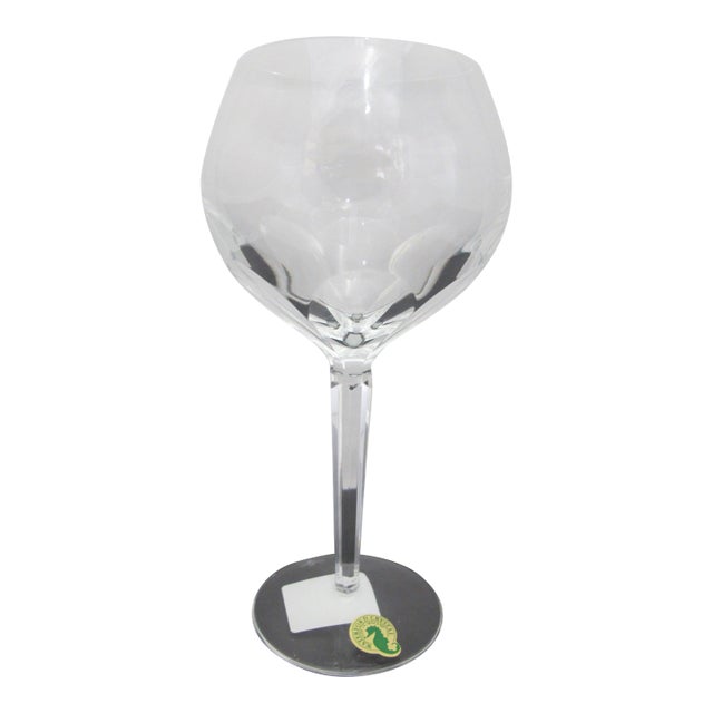 Waterford Crystal Neve Wine Goblet 8" Stemware Glass New With Tags For Sale