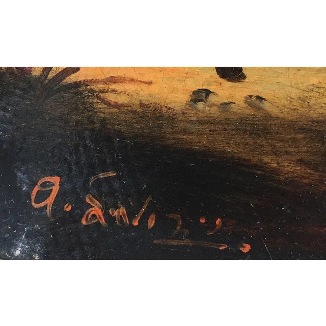 After Salvator Rosa, Cavalry Battle, 2006, Oil on Canvas, Framed For Sale - Image 7 of 8