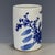 This is a charming vintage porcelain brush pot , decorated in the classic blue and white palette. The pot features a...