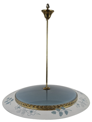 Chandelier attributed to Pietro Chiesa for Fontana Arte, 1940s