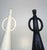 Black Alessandro Guerriero, Postmodern Portabuono Quo Sculptures, Italy, 1980s, Set of 2 For Sale - Image 8 of 18